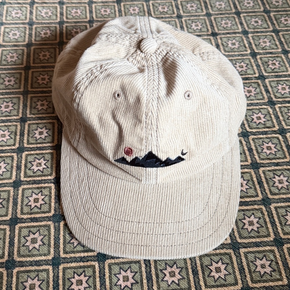 Patagonia Sand Corduroy Hat Embroidered Mountains Women’s